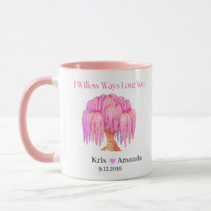 Mug de café cadeau Willow Tree pour le 10ème anniv