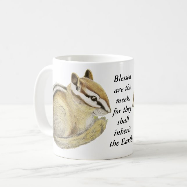 Mug de café Chipmunk (Devant gauche)