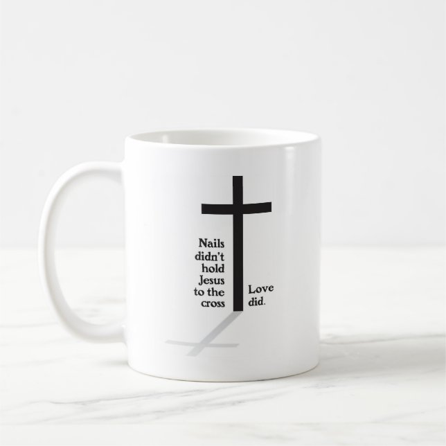 Mug de café chrétien (Gauche)