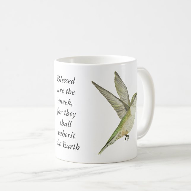 Mug de café colibri (Devant droit)