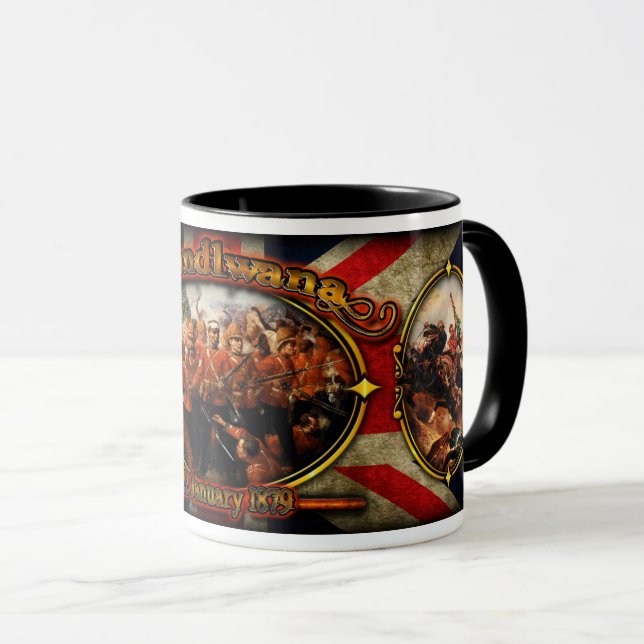 Mug de café commémoratif Isandlwana (Devant droit)