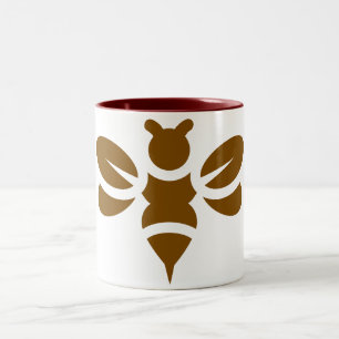 Mug de café d'abeille de miel