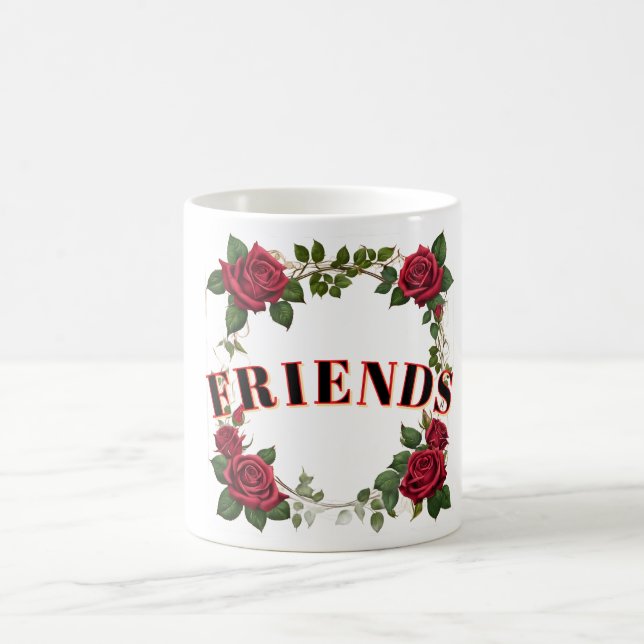 Mug de café d'amis (Centre)