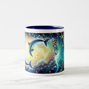 Mug de café dauphin