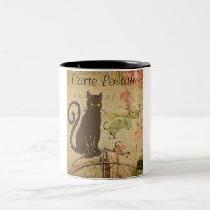 Mug de café de carte postale française