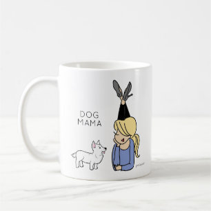 Mug de café de chien Mama