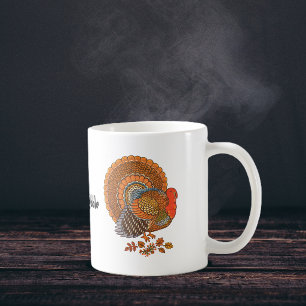 Mug de café de dinde de Thanksgiving