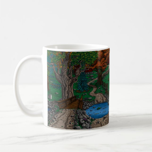 Mug de café de ferme (Gauche)