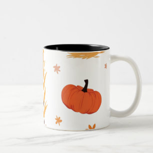 Mug de café de la récolte de l'automne citrouille