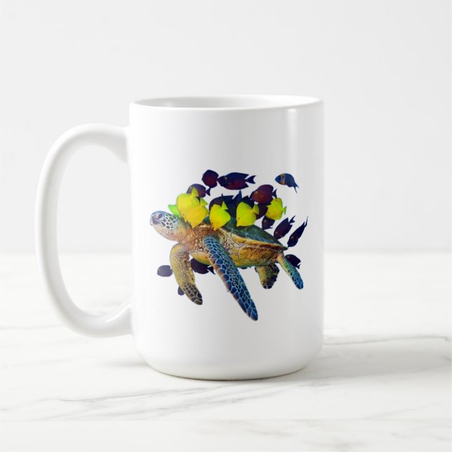 Mug de café de la tortue de mer (Gauche)