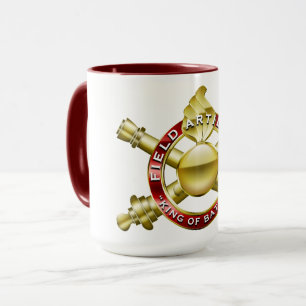 Mug de café de l'artillerie de campagne