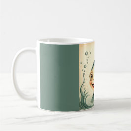 Mug de café de poisson ridicule
