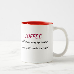 Mug de café de prescription