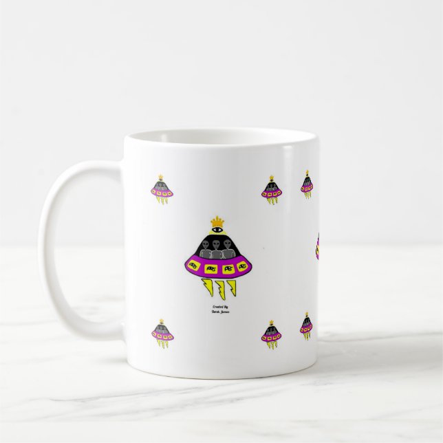 Mug de café d'enlèvement Alien (Gauche)