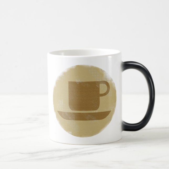 Mug de café désinfecté - l'image apparaît (Droite)