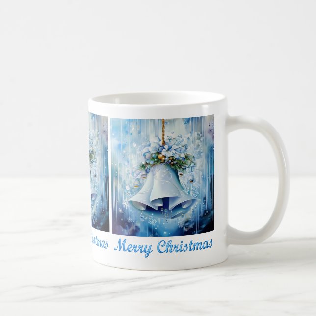 Mug de café d'hiver bleu (Droite)