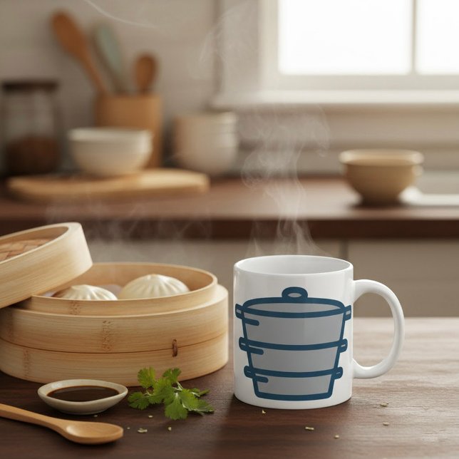 Mug de café en pot gris (Créateur téléchargé)