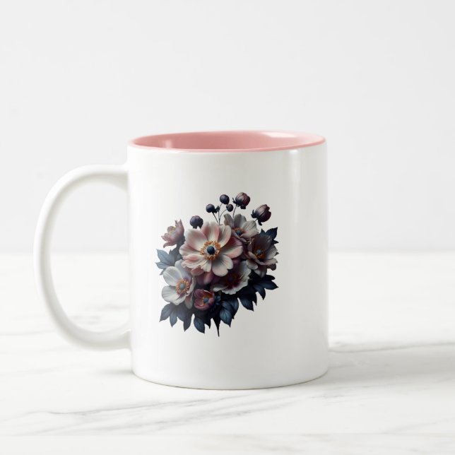 Mug de café floral (Gauche)