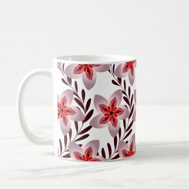Mug de café floral (Gauche)