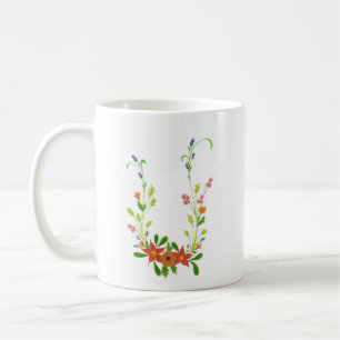 Mug de café floral Fleur sauvage