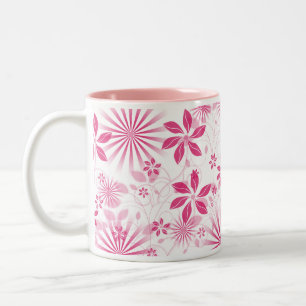 Mug de café Floral rose