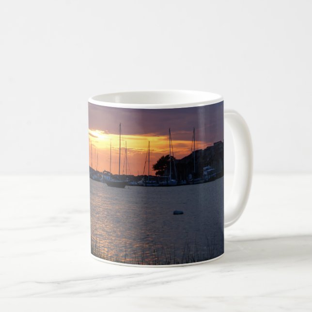 Mug de café Folly River Sunset (Devant droit)