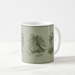 Mug de café Gargoyles vert