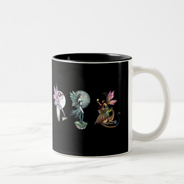Mug de café gothique Fées par Molly Harrison (Droit)