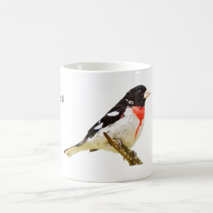 Mug de café Grosbeak à poitrine Rose