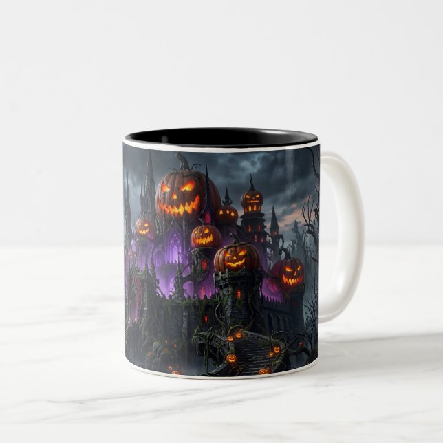 Mug de café Halloween (Devant droit)