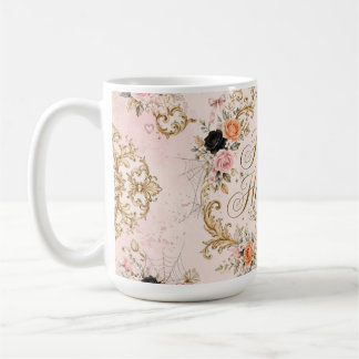 Mug de café Halloween rose mignon - Joyeux Hallowe