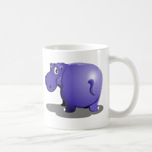 Mug de café hippo violet
