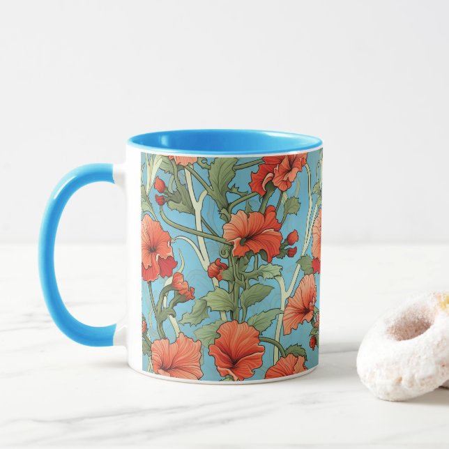 Mug de café Hollyhock (Avec donut)