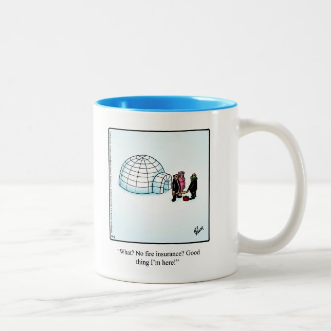 Mug de café Humour d'assurance "Spectickles" (Droit)