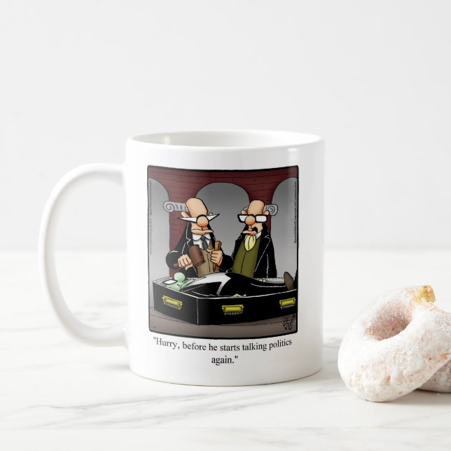 Mug de café Humour Halloween (Avec donut)