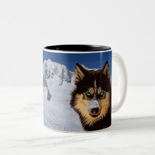 Mug de café Husky Sibérien