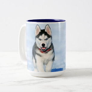 Mug de café Husky Sibérien