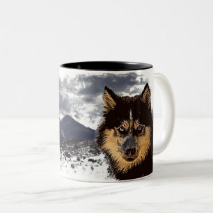 Mug de café Husky Sibérien