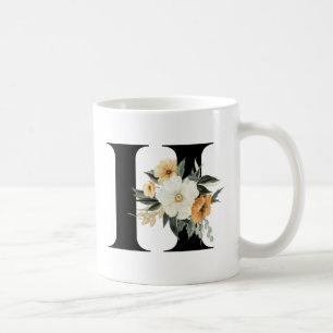 Mug de café initial Monogramme H