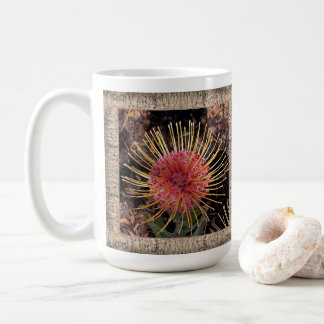 Mug de café inspirant avec des protéines frappante