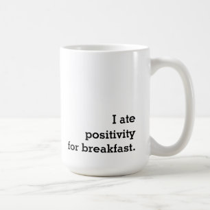 Mug de café inspirant et motivant pour la positivi