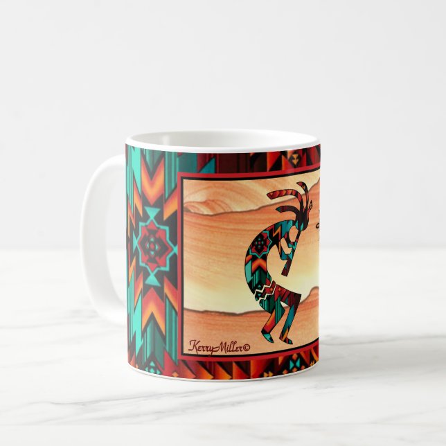 Mug de café Kokopelli Sud-Ouest (Devant gauche)