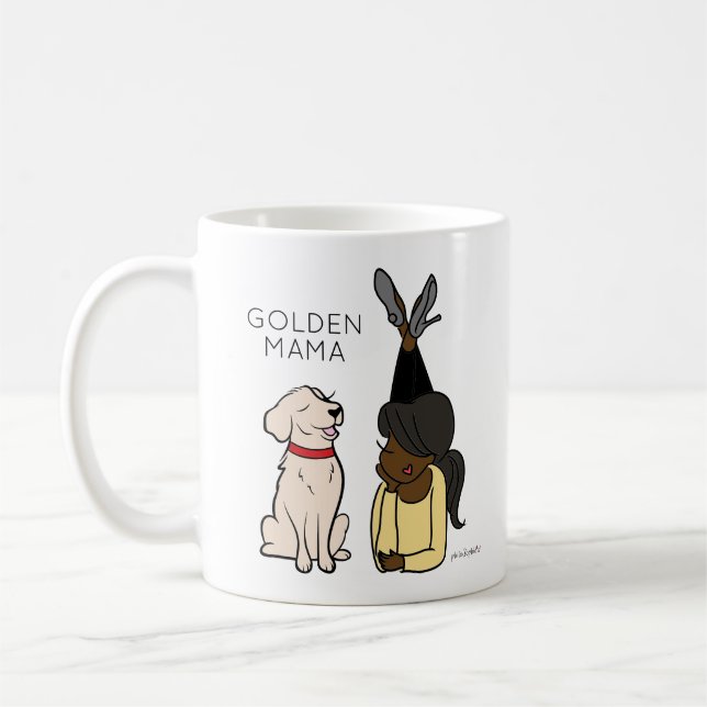 Mug de café Mama Reriever (Gauche)
