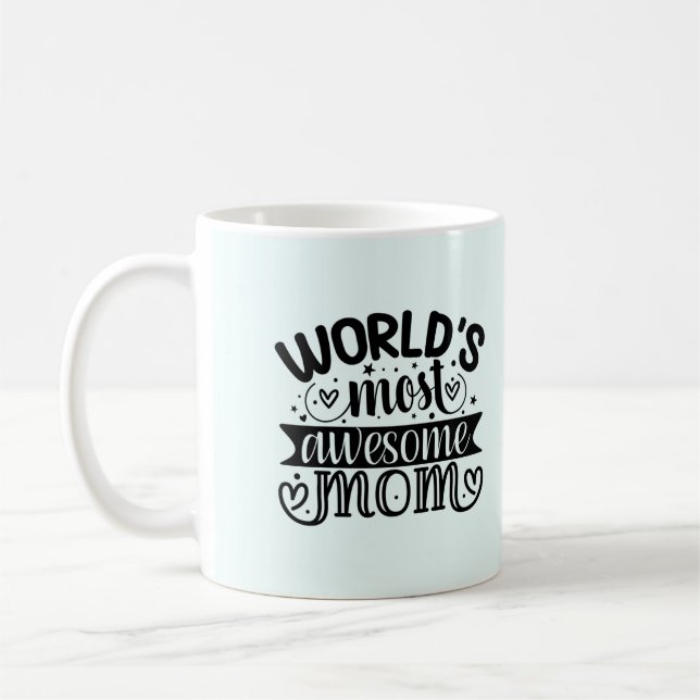 Mug de café maman la plus géniale au monde (Gauche)