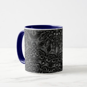 Mug de café Mandala au charbon de bois