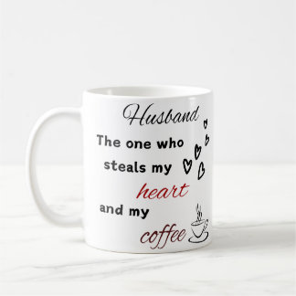 Mug De Café Mari - Celui Qui Vole Mon Coeur