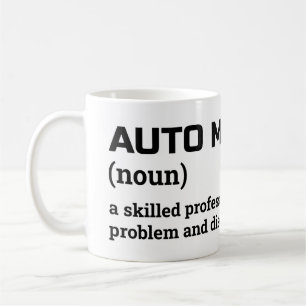 Mug de café mécanique automatique - Drôle définiti