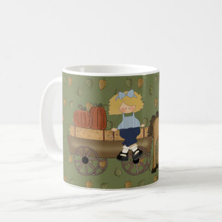 Mug de café mignon d'automne