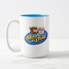 Mug de café Moo & Oink