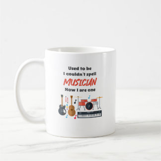 Mug de café musicien amusant